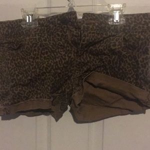 Cheetah Print Shorts